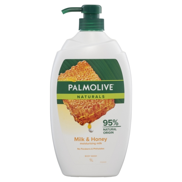 Palmolive Naturals Body Wash Milk & Honey 1lt