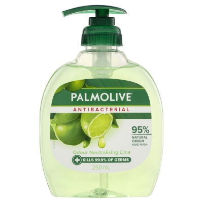 Palmolive Liquid Hand Wash Antibacterial Lime Pump 250ml
