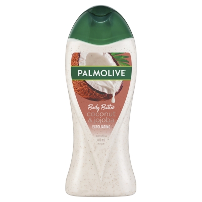 Palmolive Body Wash Body Butter Coconut Scrub 400ml