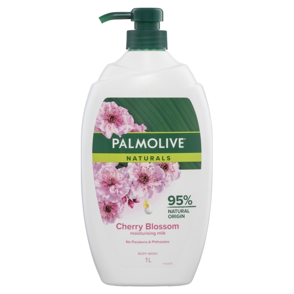 Palmolive Naturals Body Wash Cherry Blossom 1lt