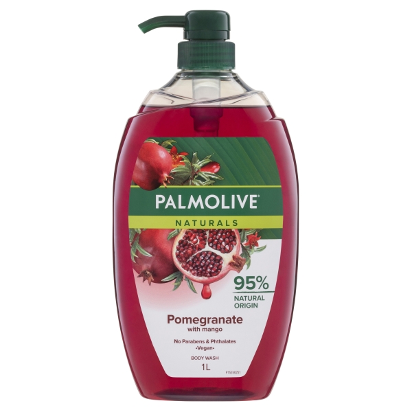 Palmolive Naturals Body Wash Pomegranate & Mango 1lt