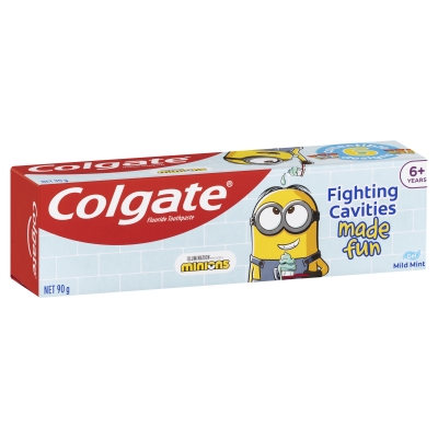 Colgate Toothpaste Kids Minion 6+ Years Mild Mint Gel 90g