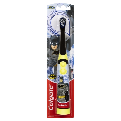 Colgate Kids Battery Sonic Toothbrush Extra Soft 3+ Years Batman/Barbie