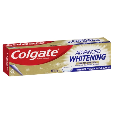 Colgate Toothpaste Advanced Whitening Tartar Control 115g