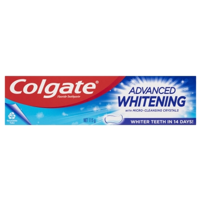 Colgate Toothpaste Advanced Whitening 115g