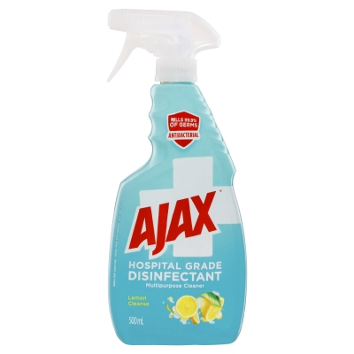 Ajax Hospital Grade Disinfectant Lemon Trigger Spray 500ml