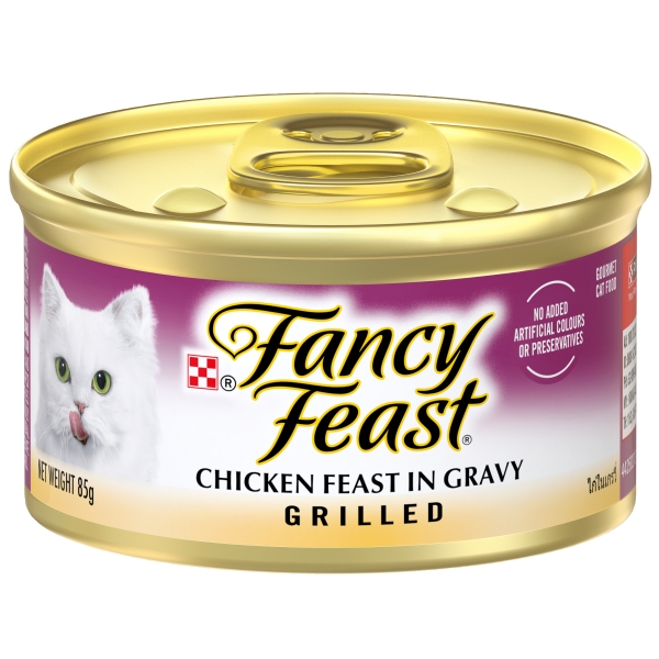 Purina Fancy Feast Cat Food Grilled Chicken in Gravy 85g