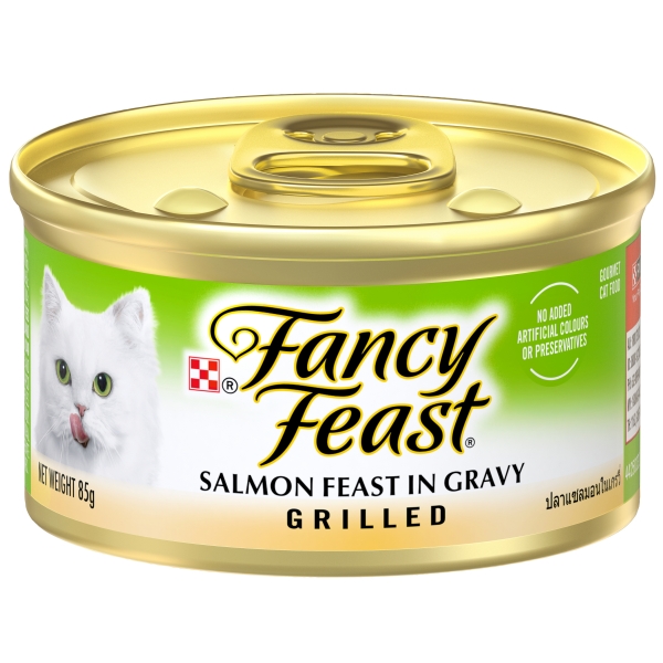 Purina Fancy Feast Grilled Salmon in Gravy 85g
