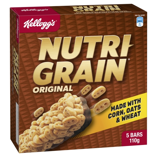 Kellogg's Nutri-Grain Original Bars 5 Pack  110g