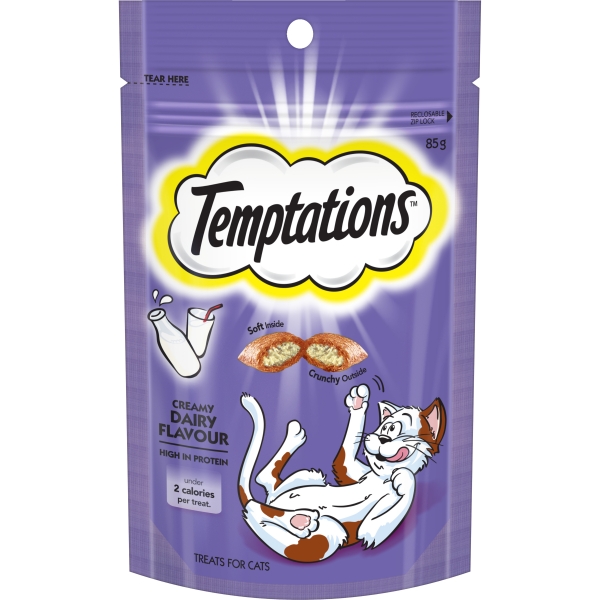 Temptations Cat Treats Creamy Dairy 85g