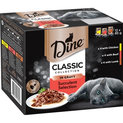 Dine Classic Collection Succulent Selection In Gravy 12 x 85g