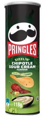 Pringles Chips Sizzlin' Chipotle Sour Cream 118g