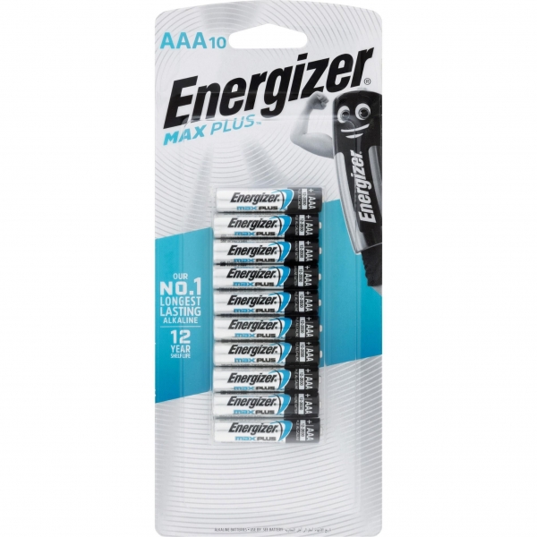 Energizer Batteries Max Plus AAA 10 Pack