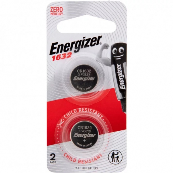 Energizer Battery Lithium 1632 2 Pack