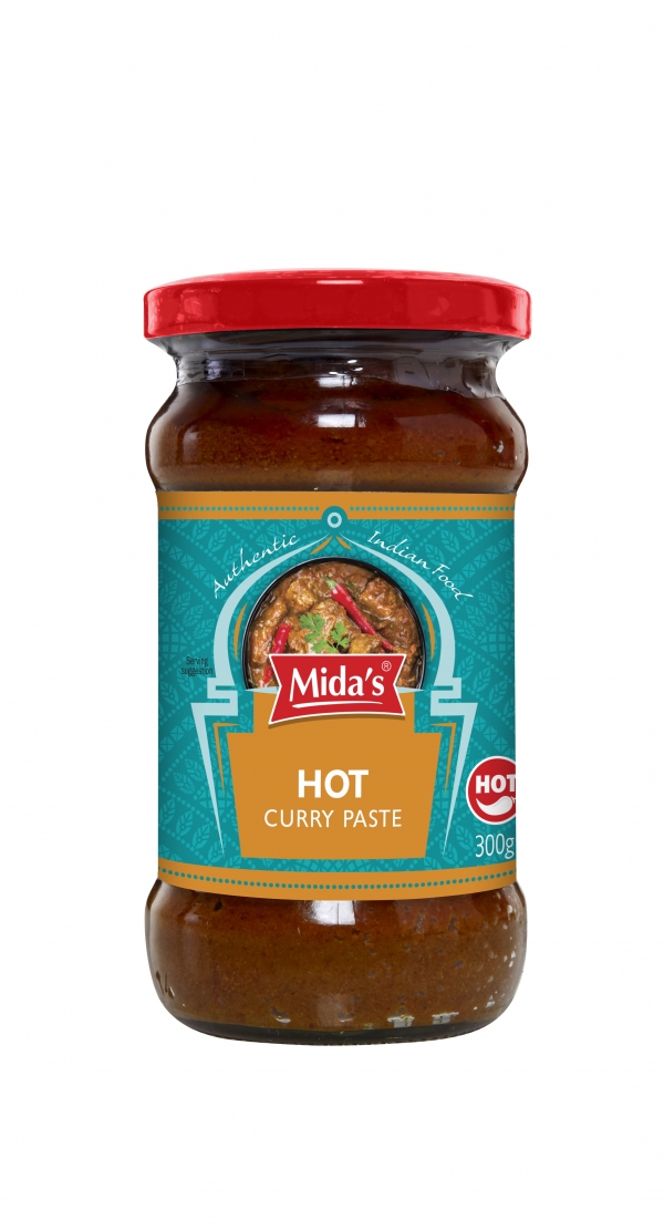 Mida's Hot Curry Paste 300g