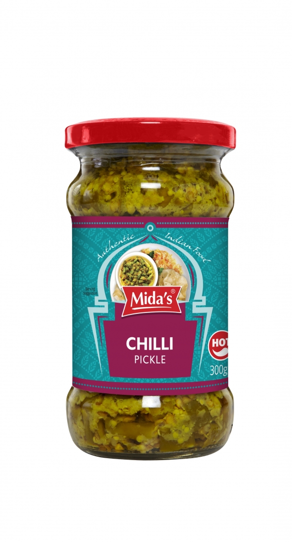 Mida's Chilli Pickles 300g