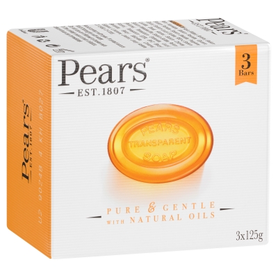 Pears Pure & Gentle Soap 3 Pack 375g