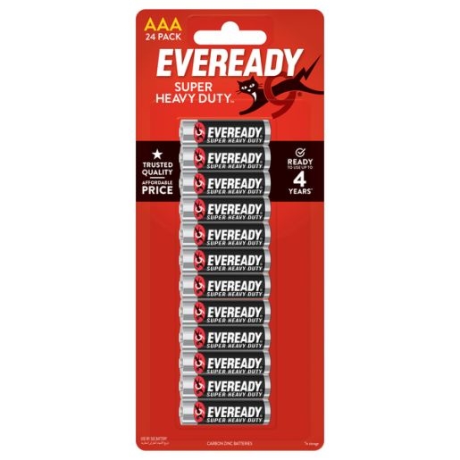 Eveready Batteries Super Heavy Duty AAA 24 Pack