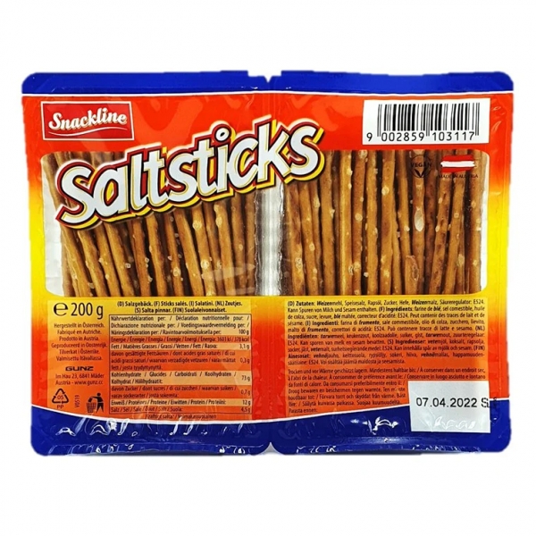Snackline Salted Stick Tray 200g