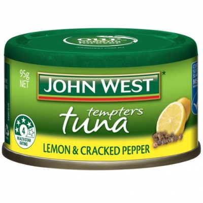 John West Tuna Tempters Lemon Cracked Pepper 95g
