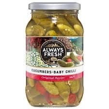 Always Fresh Cucumbers Baby Chilli 350g