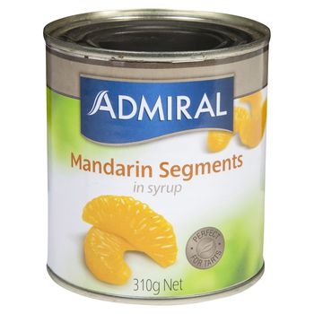 Admiral Mandarin Segments In Light Syrup 310g