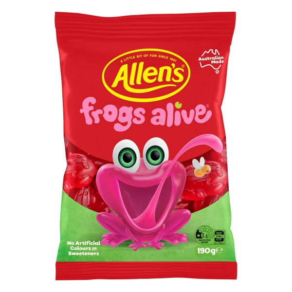 Allen's Frogs Alive 190g