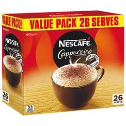 Nescafe Sachets Cappuccino 26 Pack