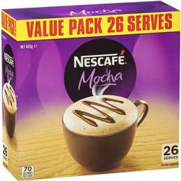 Nescafe Sachets Mocha 26 Pack