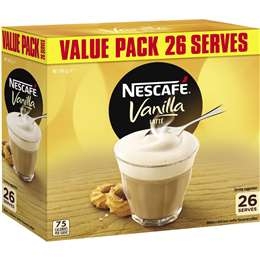 Nescafe Menu Coffee Vanilla 26 Pack