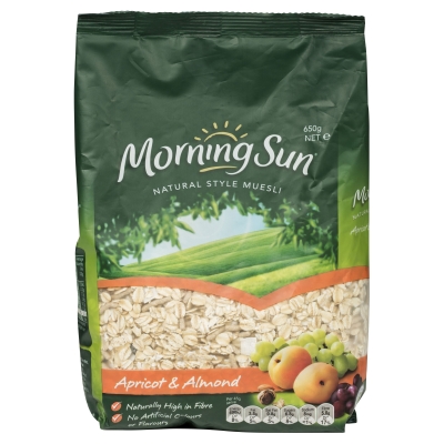 Morning Sun Muesli Apricot & Almond 650g