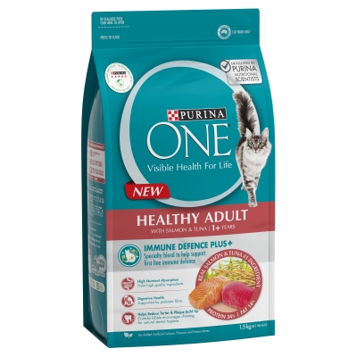 Purina One Healthy Adult Salmon & Tuna 1.5kg