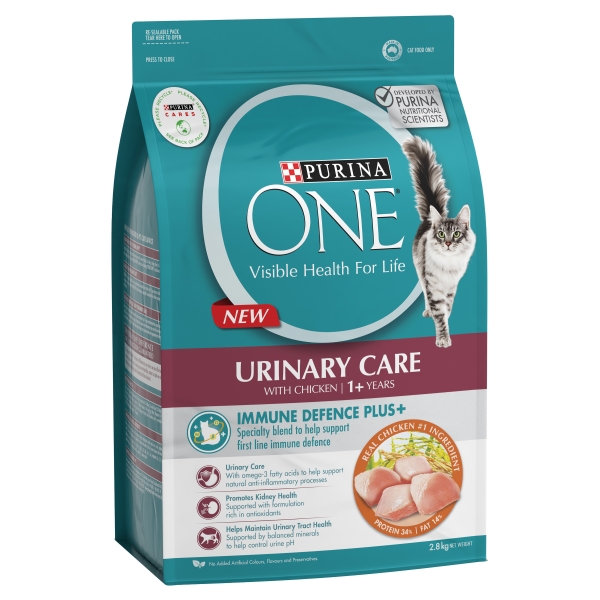 Purina One Adult Dry Cat Food Urinary Care Chicken 2.8kg