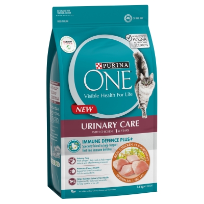 Purina One Dry Cat Food Adult Urinary Care Chicken 1.4kg