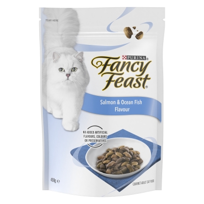 Purina Fancy Feast Dry Cat Food Salmon & Ocean Fish 450g