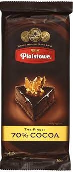 Nestle Plaistowe Block Chocolate 70% 180g