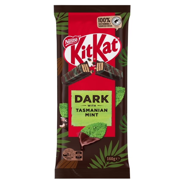 Nestle Kit Kat Dark Mint Chocolate Block 160g