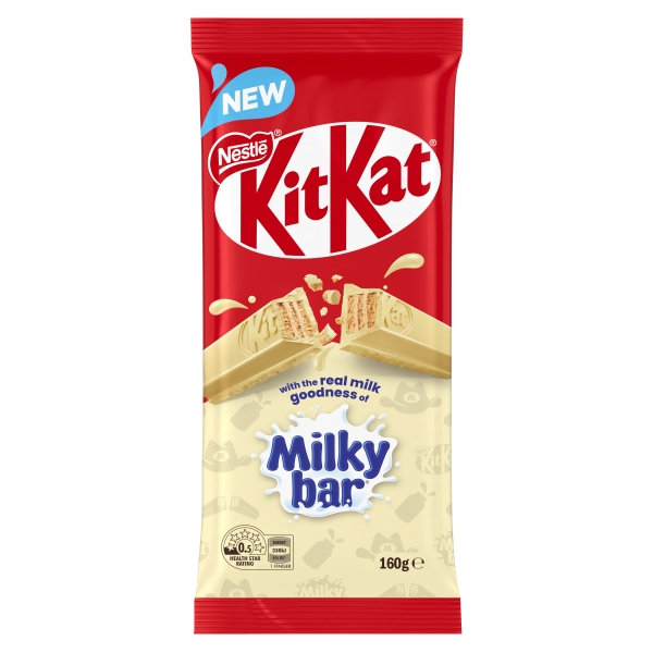 Nestle Kit Kat Milky Bar Chocolate Block 160g