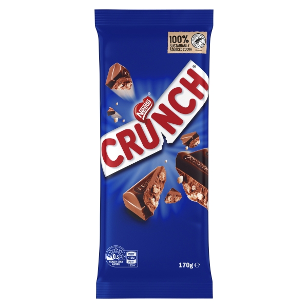 Nestle Crunch Chocolate Block 170g
