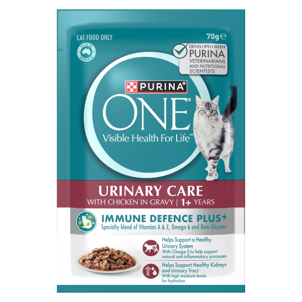 Purina One Adult Cat Food Urinary Care Chicken 70g