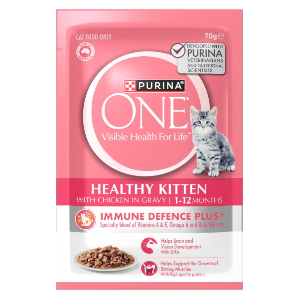 Purina One Kitten Cat Food Chicken 70g