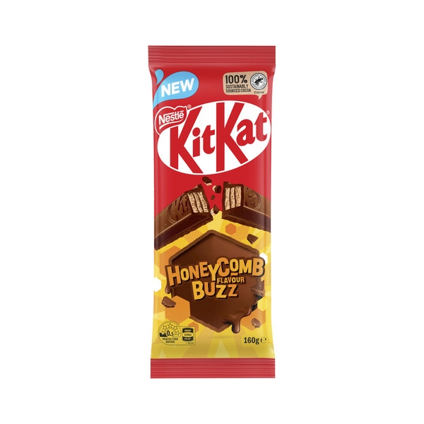 Nestle Kit Kat Honeycomb Buzz Chocolate Block 160g