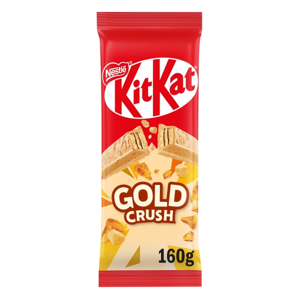 Nestle Kit Kat Gold Crush Chocolate Block 160g