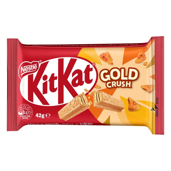 Nestle Kit Kat 4 Finger Gold Crush 42g