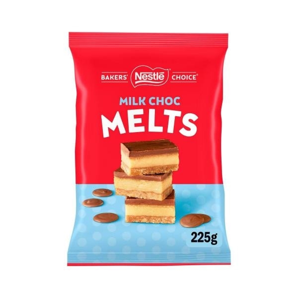 Nestle Baker's Choice Milk Chocolate Melts 225g