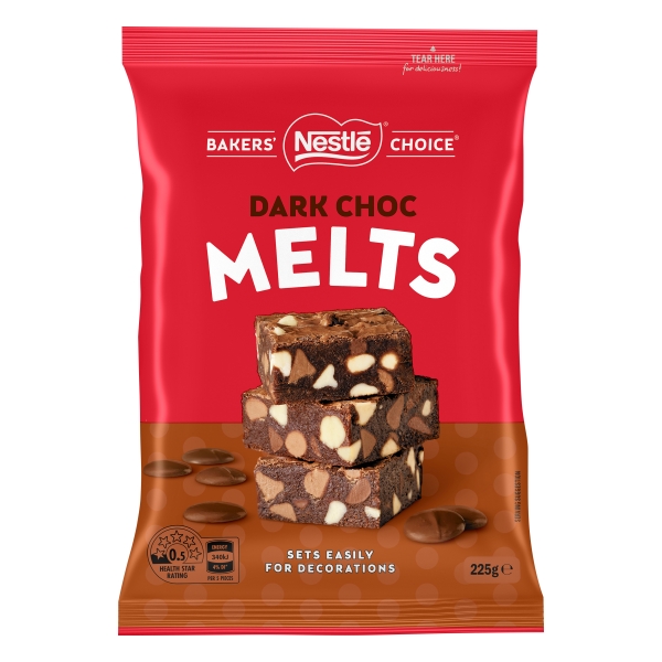 Nestle Baker's Choice Dark Chocolate Melts 225g
