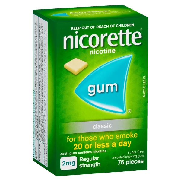 Nicorette Gum Classic #75 x 2mg