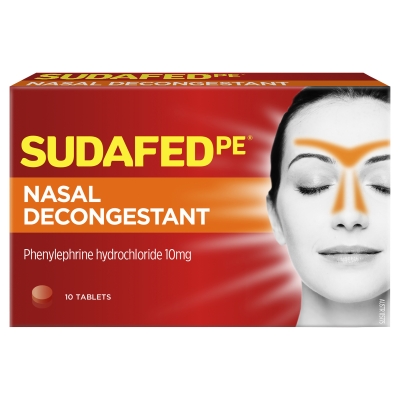 Sudafed PE Nasal Decongestant 10 Pack