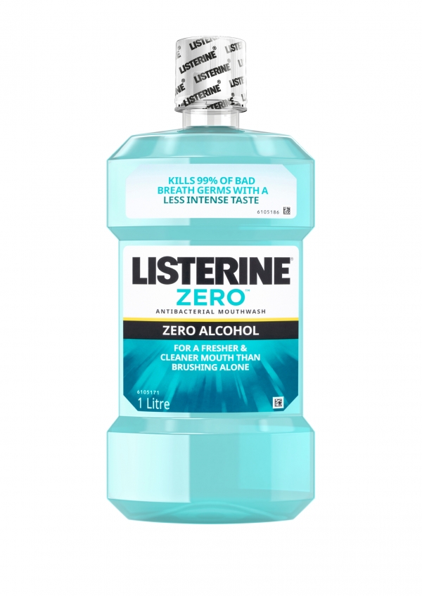 Listerine Mouthwash Zero Alcohol 1lt
