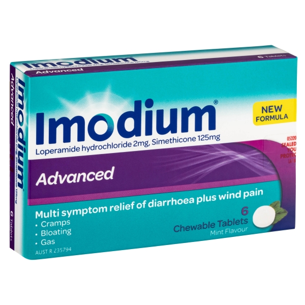 Imodium Advanced Chewable Tabets 6 Pack